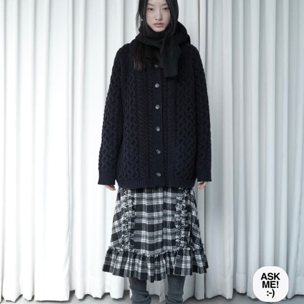 생긴스튜디오 울 가디건