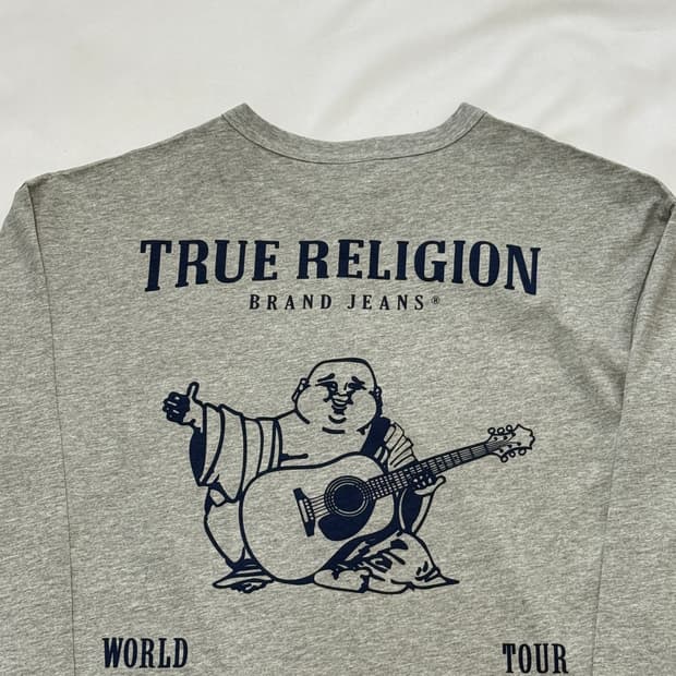 [새제품]트루릴리전 롱슬리브 그레이 L