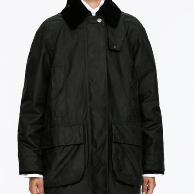 아르켓X바버 왁스 자켓 XS