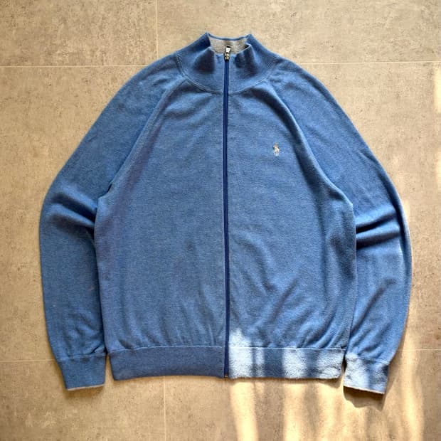 폴로 랄프로렌 집업 니트 스웨터 L