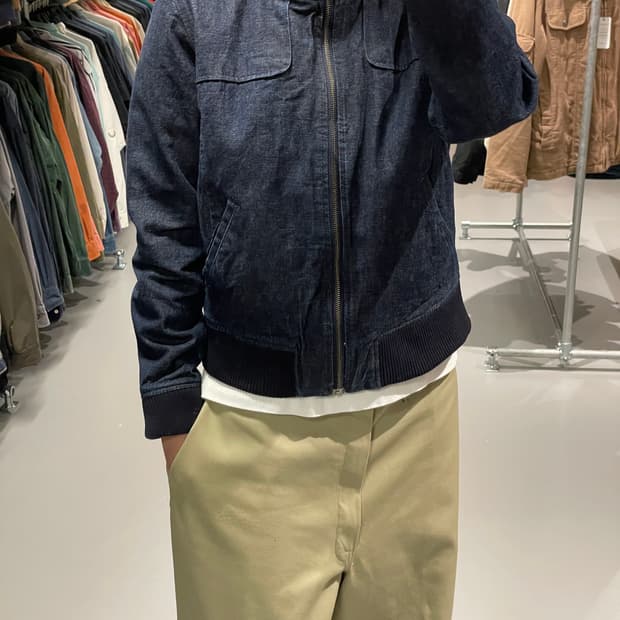 OLD NAVY 데님 블루종 자켓