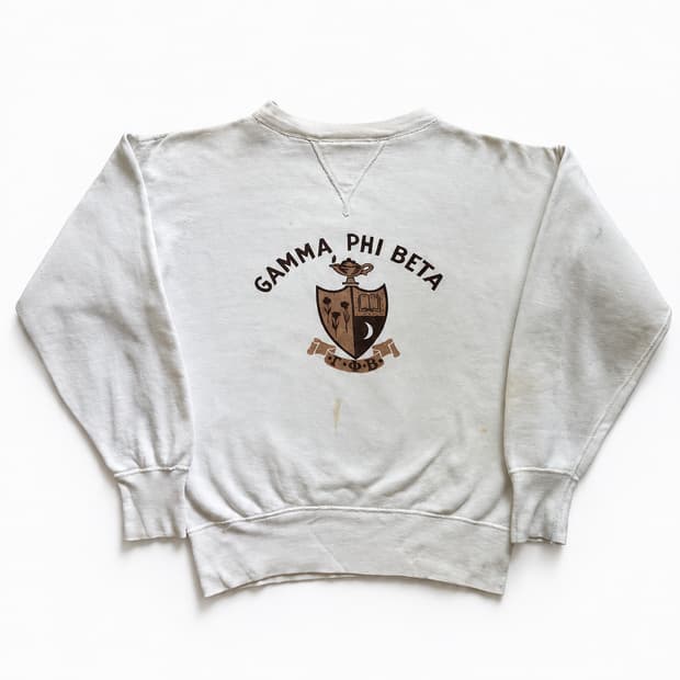 50's 빈티지 GAMMA PHI BETA 스웻셔츠 100