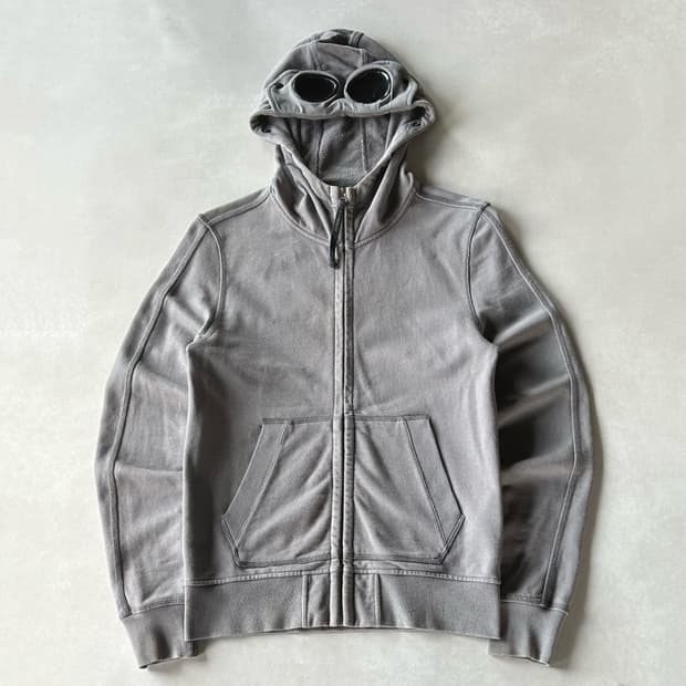 [S]씨피 컴퍼니 C.P COMPANY 고글 렌즈 후드집업