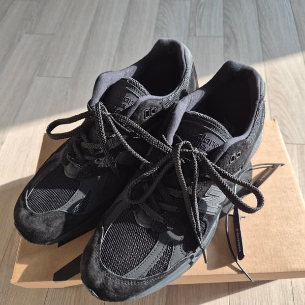 뉴발란스 991v2 메이드 인 UK 블랙 그레이