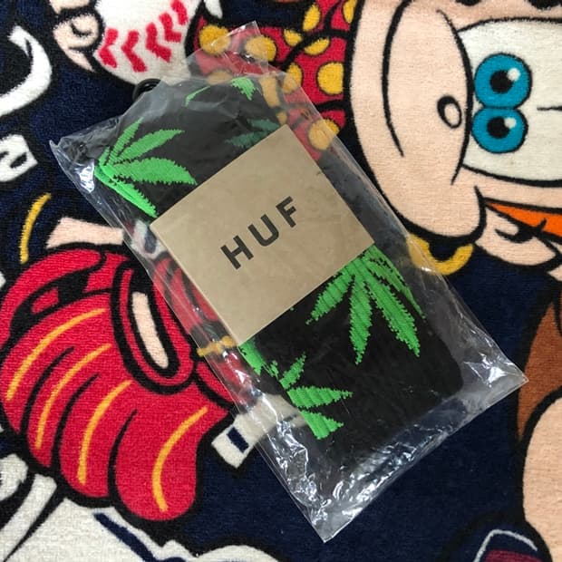 허프(HUF)마리화나 보드삭스/크루삭스