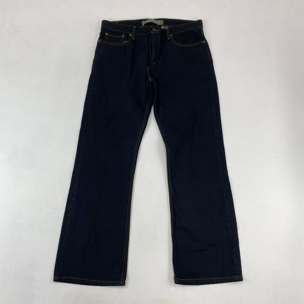 리바이스 527 부츠컷 블랙 플레어 진 (34)