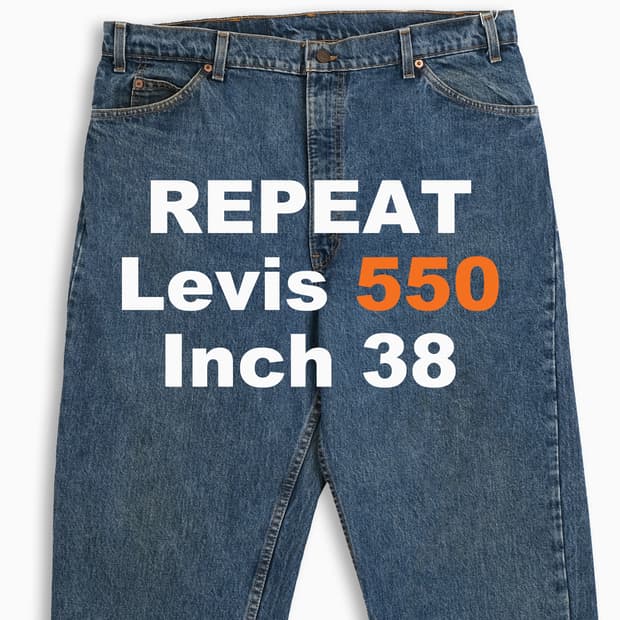리바이스 550 오렌지탭 중청 90s USA 38인치 OR5504021