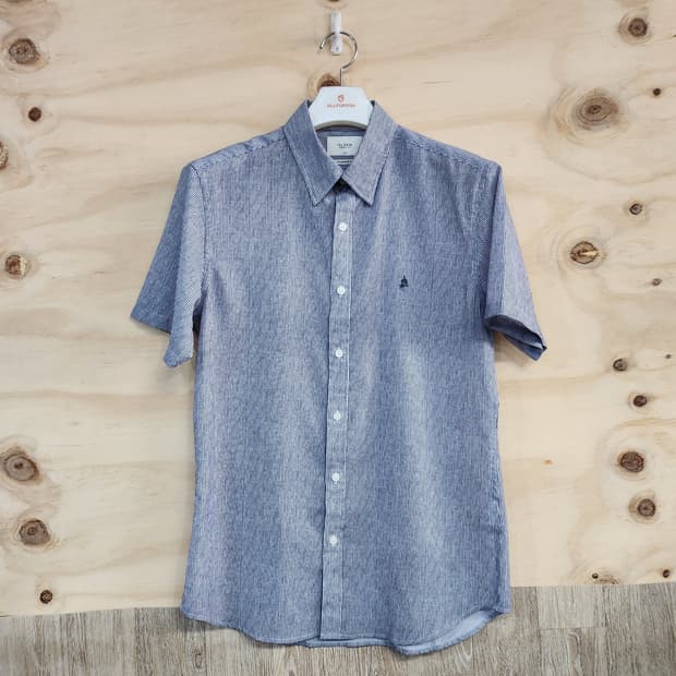 407) 올젠 스트라이프 반팔 셔츠