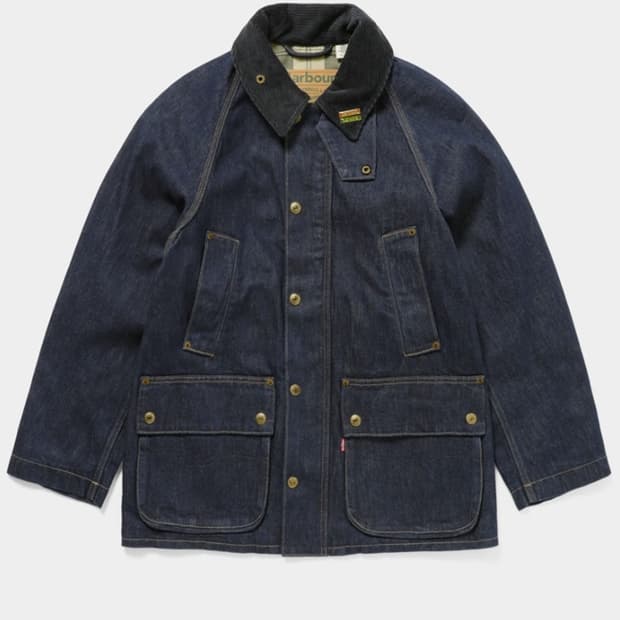 리바이스X바버 오버사이즈 비데일자켓 데님 판매합니다. [L]