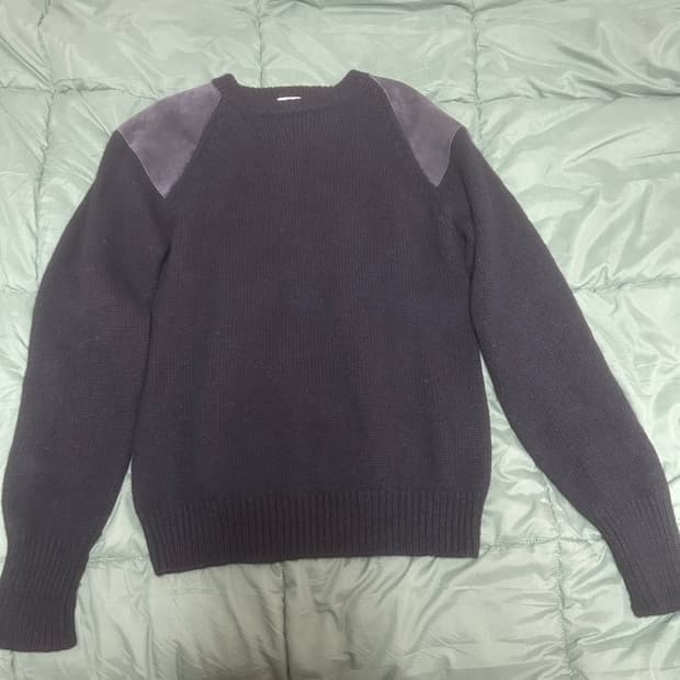 빔즈 knit 앨보우 패치 니트