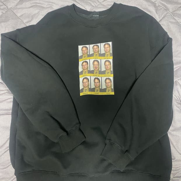 The office uldd 콜라보 맨투맨