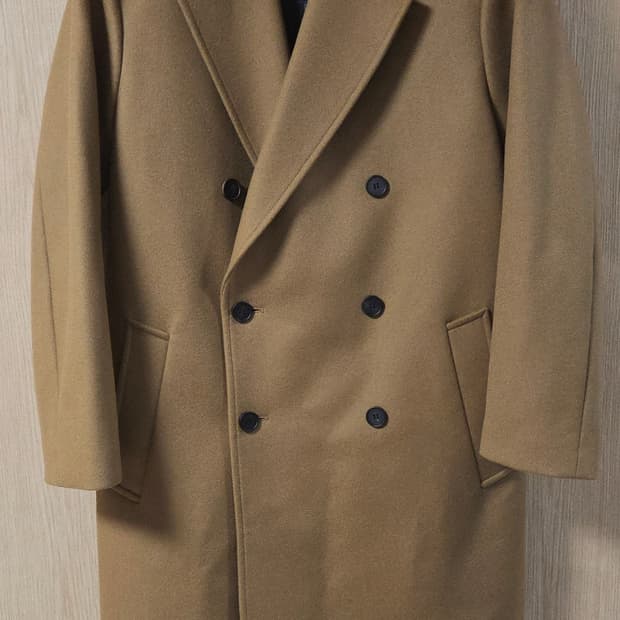 (착샷) 인사일런스 분트 더블 코트 캐시미어 