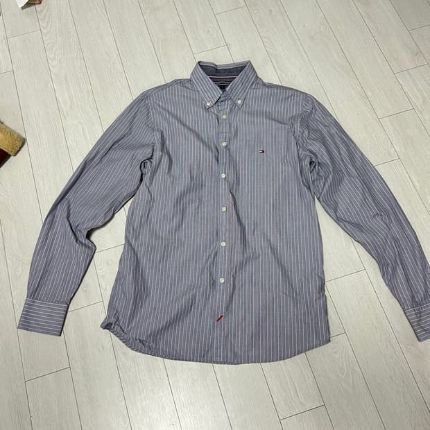타미힐피거 스트라이프 셔츠 m size