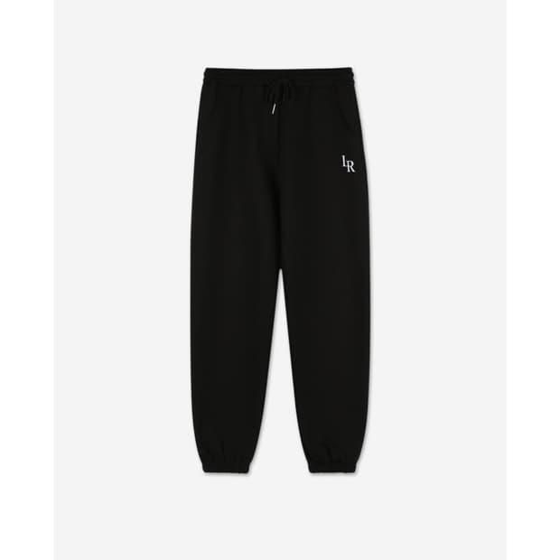 로시로우 BASIC LOGO SWEAT PANTS BLACK 트레이닝