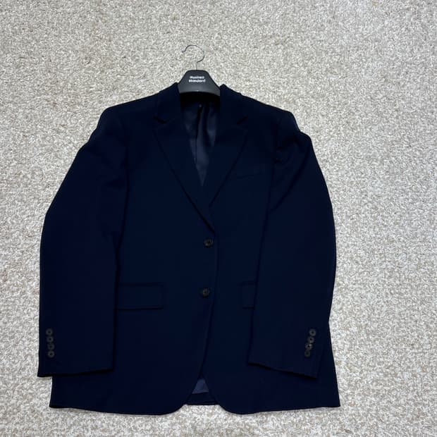 (택포) 무신사 스탠다드 릴렉스드 네이비 블레이저 XL