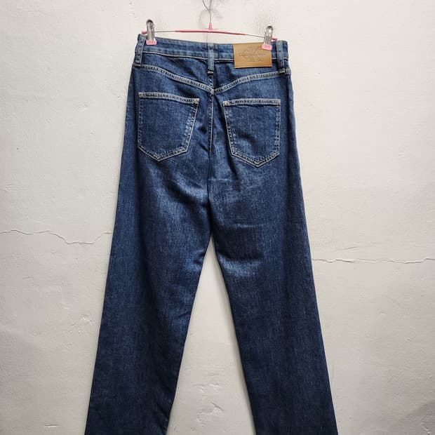 90s 캘빈클라인 스트레이트핏 진청 셀비지 데님