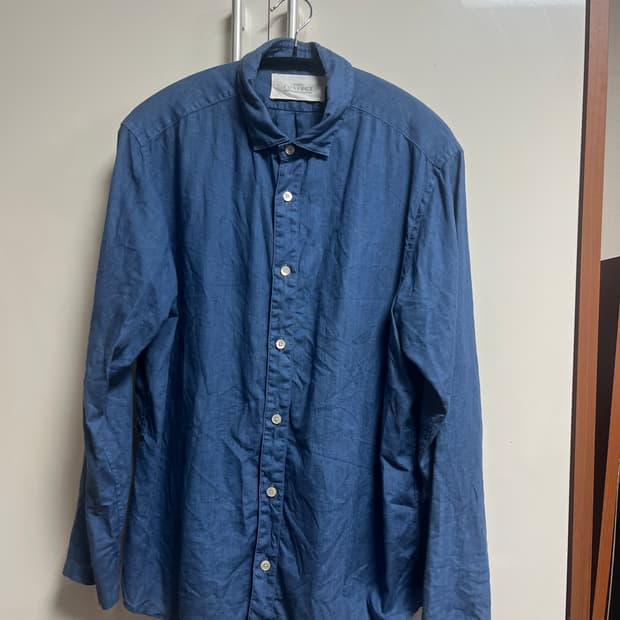 네스트로브 컨팩트 린넨 셔츠 블루