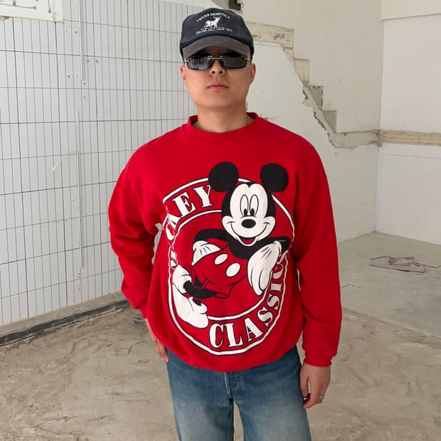 90’s Disney Mickey classic print sweat