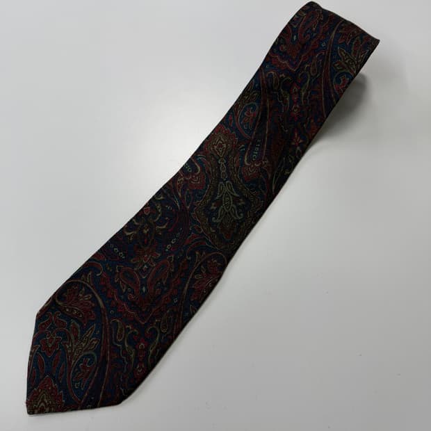 빈티지 실크 넥타이 8cm
