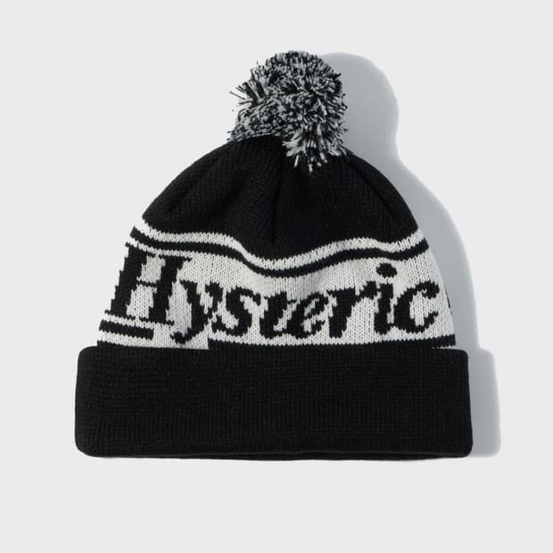 히스테릭 글래머 25fw 비니/블랙