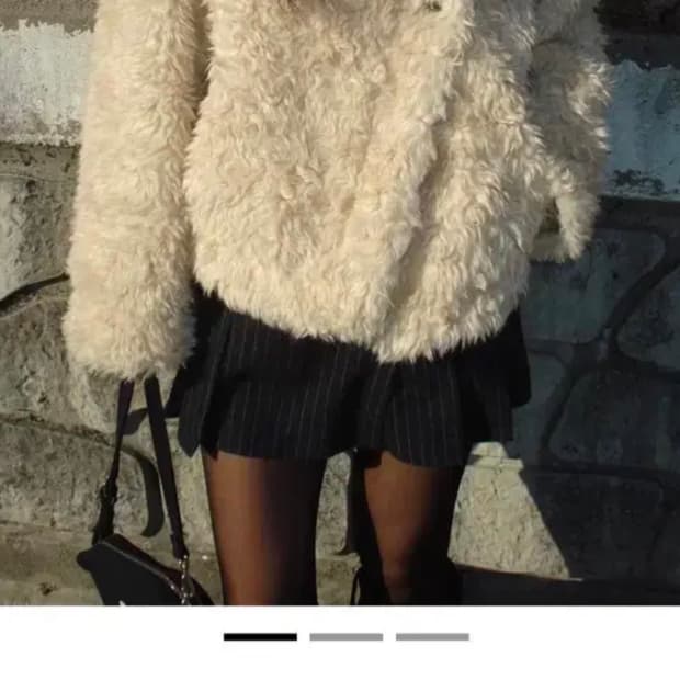 아워캐비넷 sheep 퍼자켓