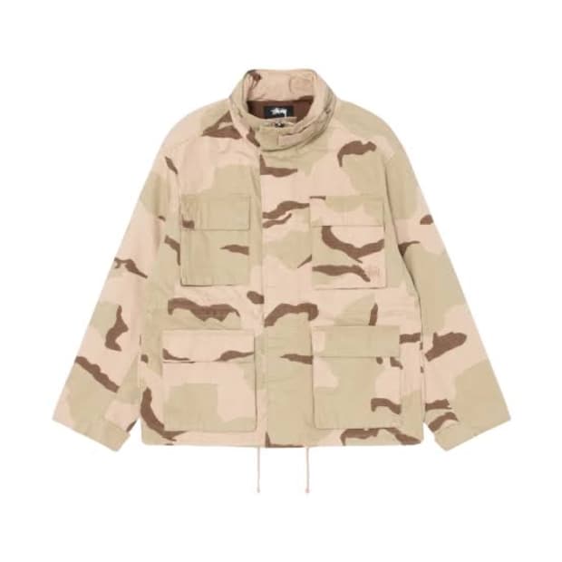 스투시 25SS M65 자켓 샌드카모