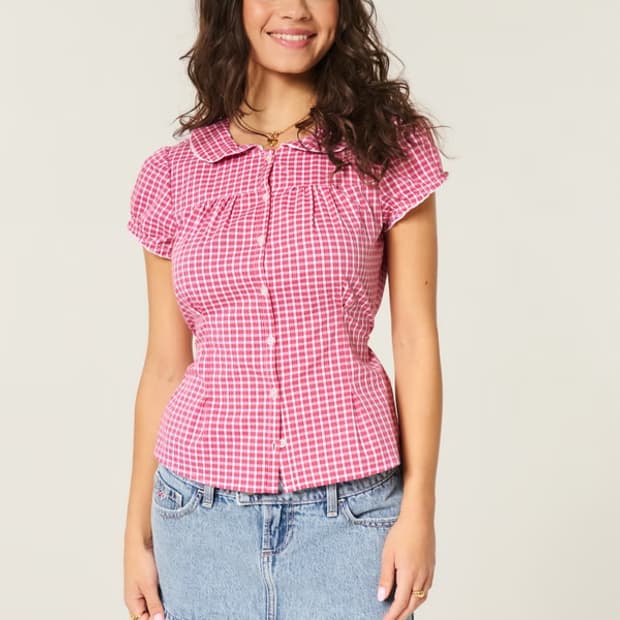 [25인치] 홀리스터 로우라이즈 데님 미니스커트