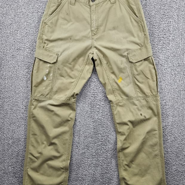칼하트 립스탑 카고 포켓 워크 팬츠 ( 32X32 ) / 11565