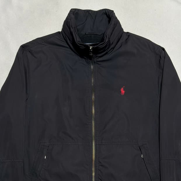 M 폴로랄프로렌 블랙 폴리쉘 자켓