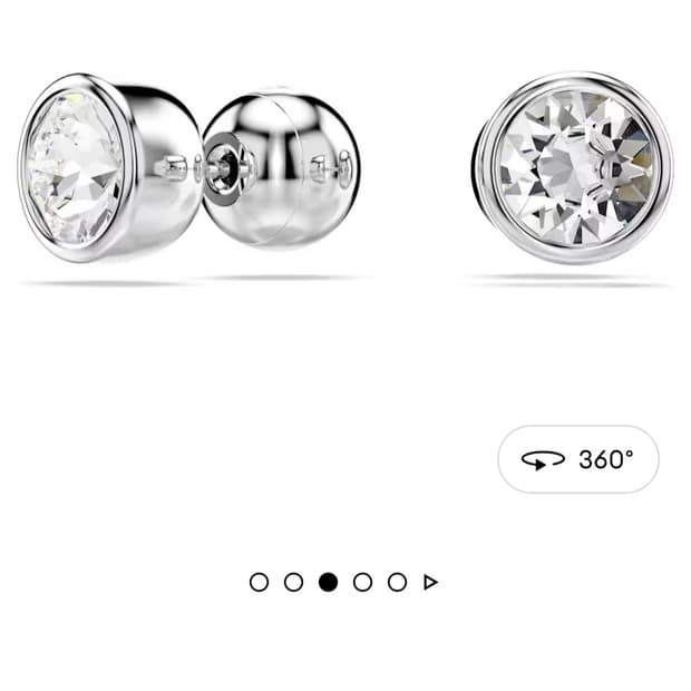 새제품)스와로브스키 림버 스터드 귀걸이 정품