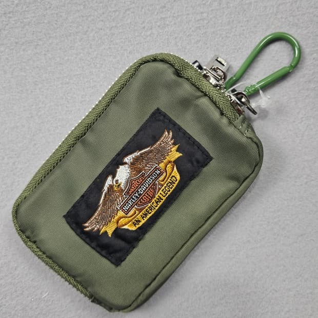 할리데이비슨 라벨 패치드 커스텀 월렛 키링 ( 12X8 ) / 11674