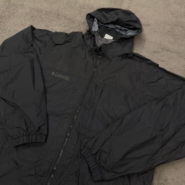 [ 정품/95 ] 컬럼비아 후드 바람막이 자켓