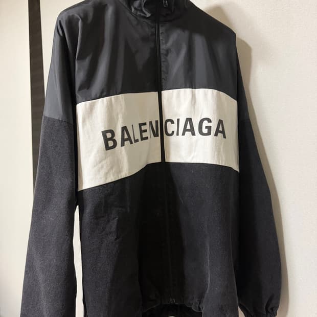 발렌시아가 데님 포플린 자켓 34