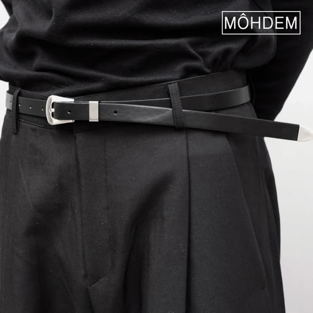 웨스턴 클래식 펠레 소가죽 벨트