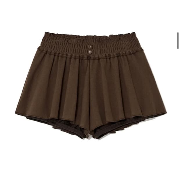 글로니 PROVINCE EYELET SHORTS (CHOCOLATE)