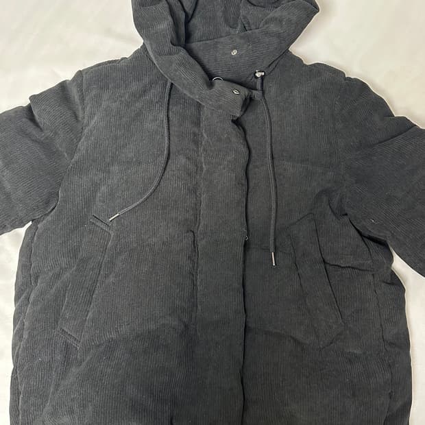 Ninesix Newyork Black Corduroy Puffer