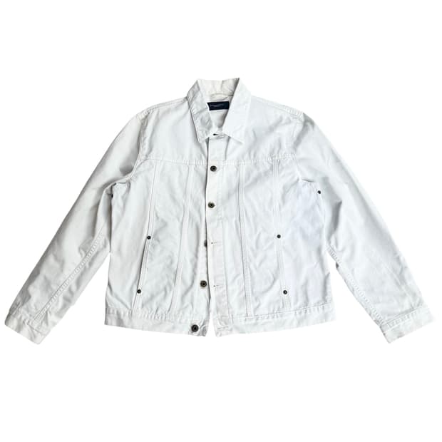 버버리 화이트 청자켓