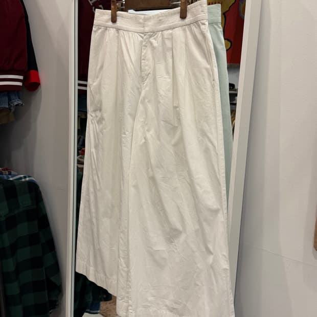 Traditional weatherwear 화이트 와이드 팬츠 (34)
