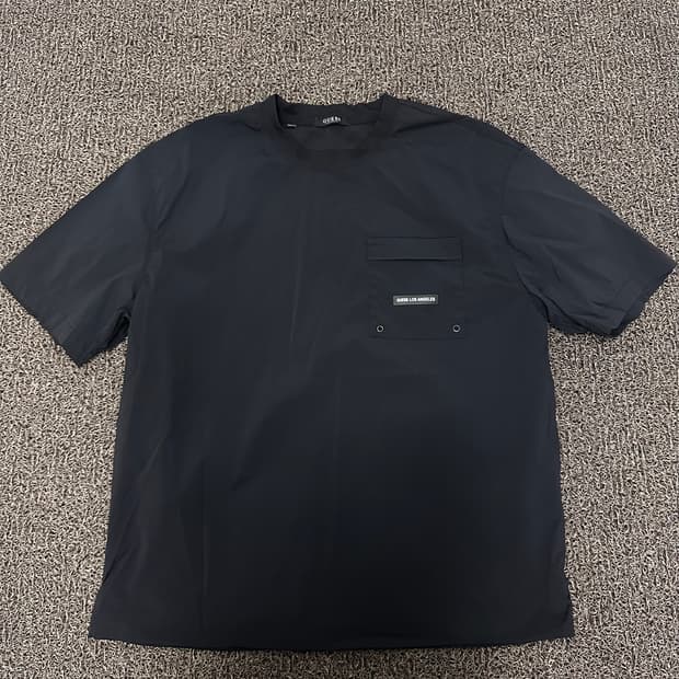 GUESS 게스 포켓 반팔티셔츠 블랙 XL