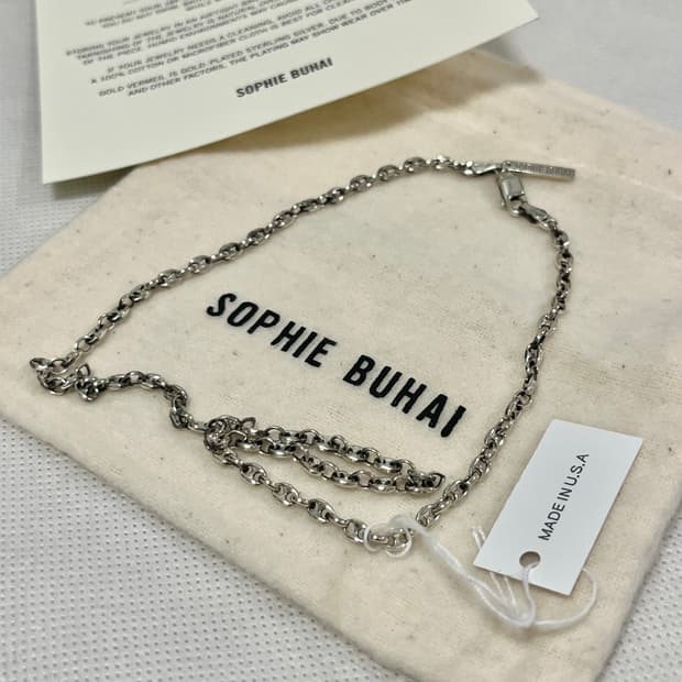 소피부하이 26ss 델리케이트 체인 목걸이/실버