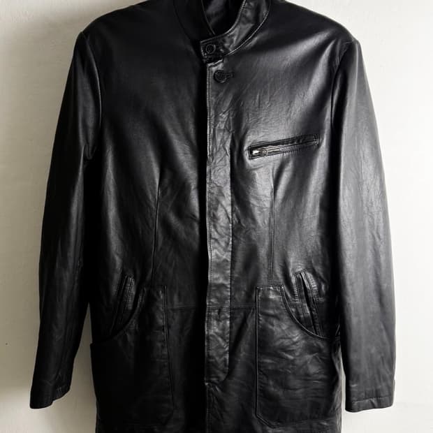 Angelo journey sheepskin Leather jacket