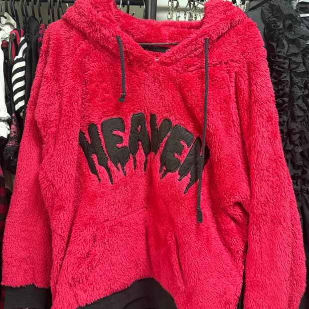 펑크 우사기 후드티 