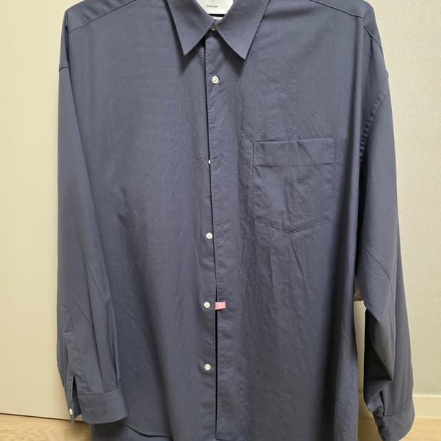 그라프페이퍼 23fw 파인울 셔츠