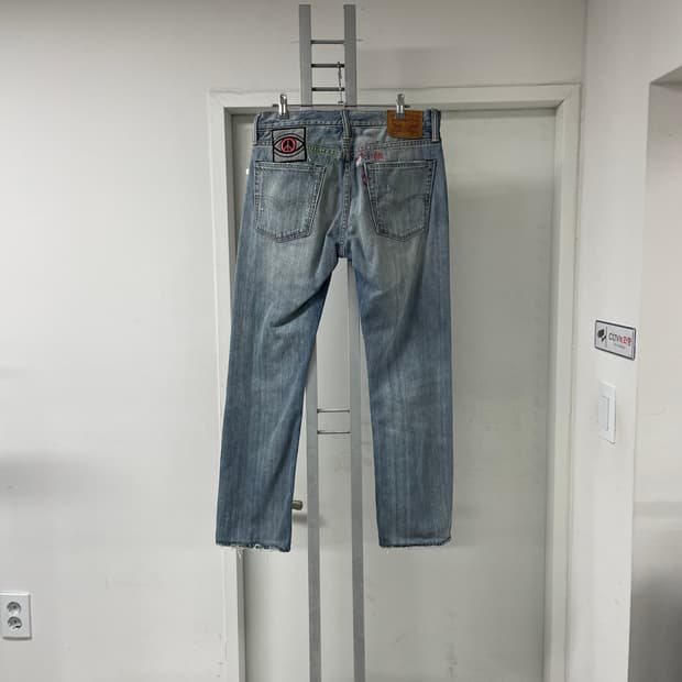 리바이스 513 패치워크 데님 팬츠 W32 L32
