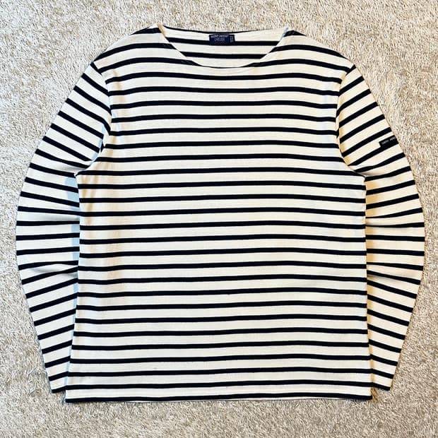 세인트제임스 SAINT JAMES 길도 스트라이프 긴팔 티셔츠