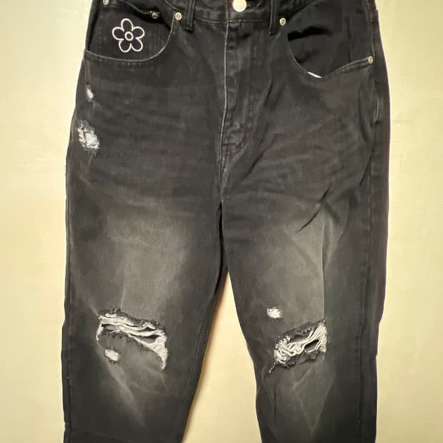 위캔더스 플로럴 데님 M