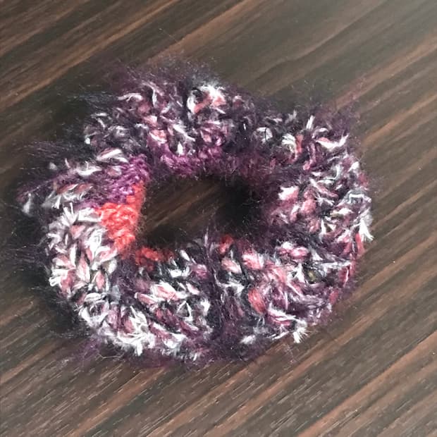 Handmade 뜨개 스크런치 