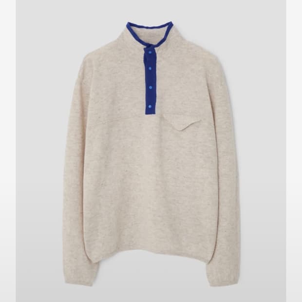 벌스데이수트 스냅 풀오버 니트 M