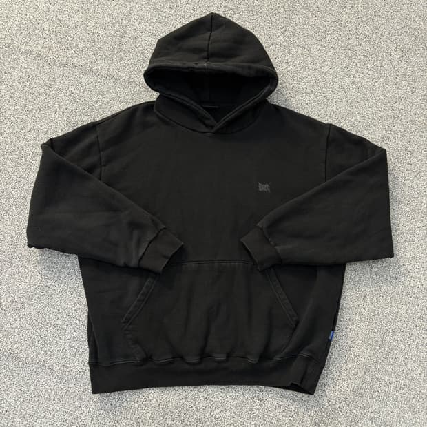 L 브라운브레스 기모 후드티 0309J