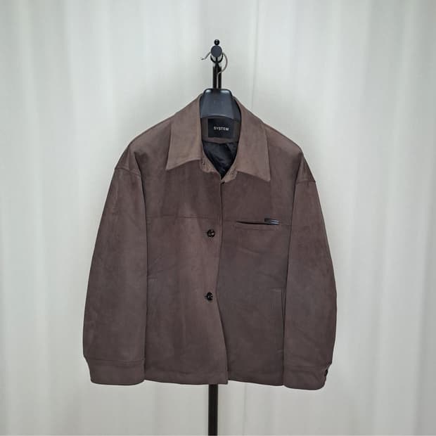 (여성) 시스템 24FW 스웨이드 오버핏 자켓 C258